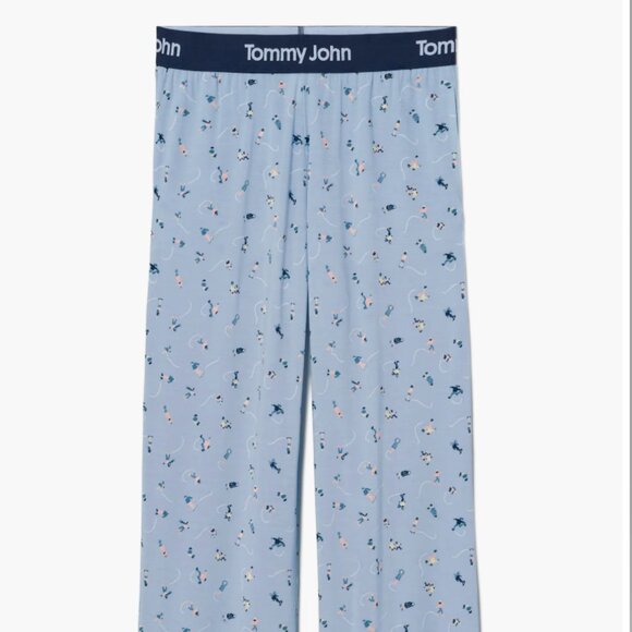 Second Skin Pajama Pants in Cashmere Blue Ice Skater | Tommy John/Nordstrom - Picture 1 of 5
